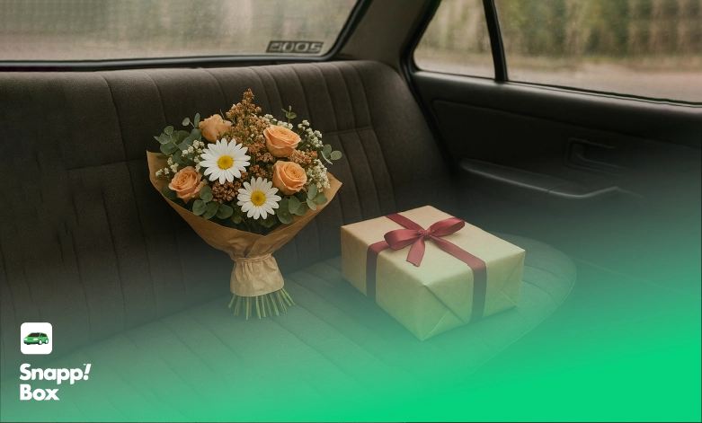 ارسال بسته و گل با کارباکس - سرویس ارسال با خودرو